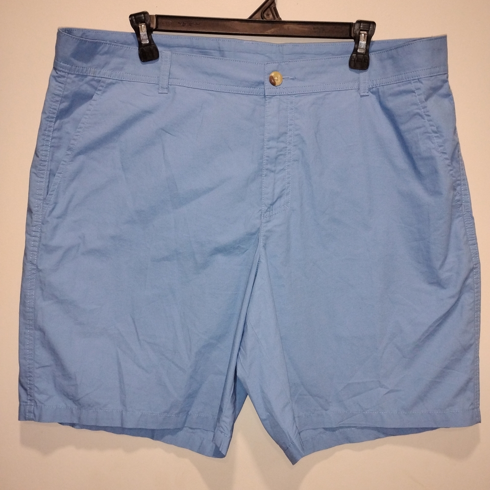 Columbia Sky Blue Flat Front Shorts